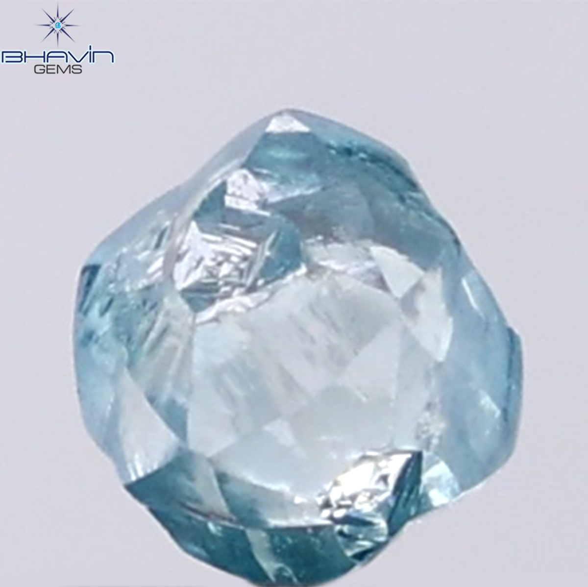 0.49 CT ラフシェイプ ナチュラル ダイヤモンド ピンク色 I3 クラリティ (4.90 MM)