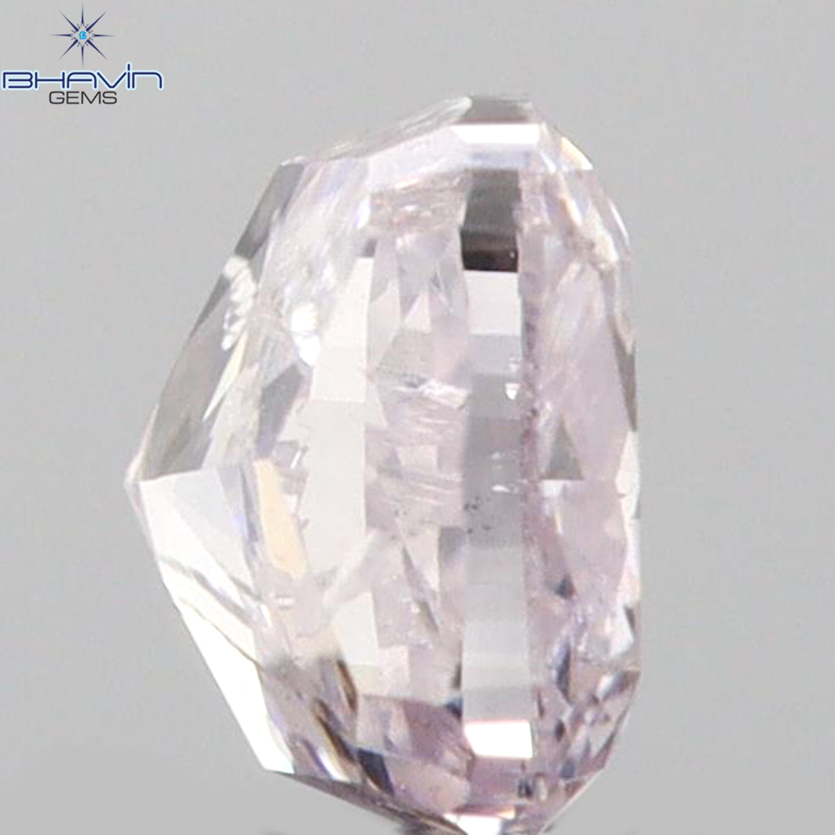 0.18 CT クッションシェイプ 天然ダイヤモンド ピンクカラー SI2 クラリティ (2.75 MM)