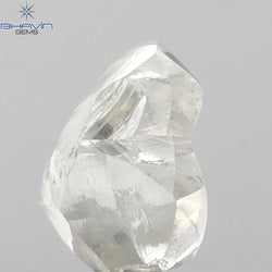 2.22 CT Rough Shape Natural Diamond White Color VS1 Clarity (7.83 MM)