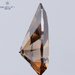 0.50 CT Pear Shape Champagne Diamond VS2 Clarity (7.06 MM)