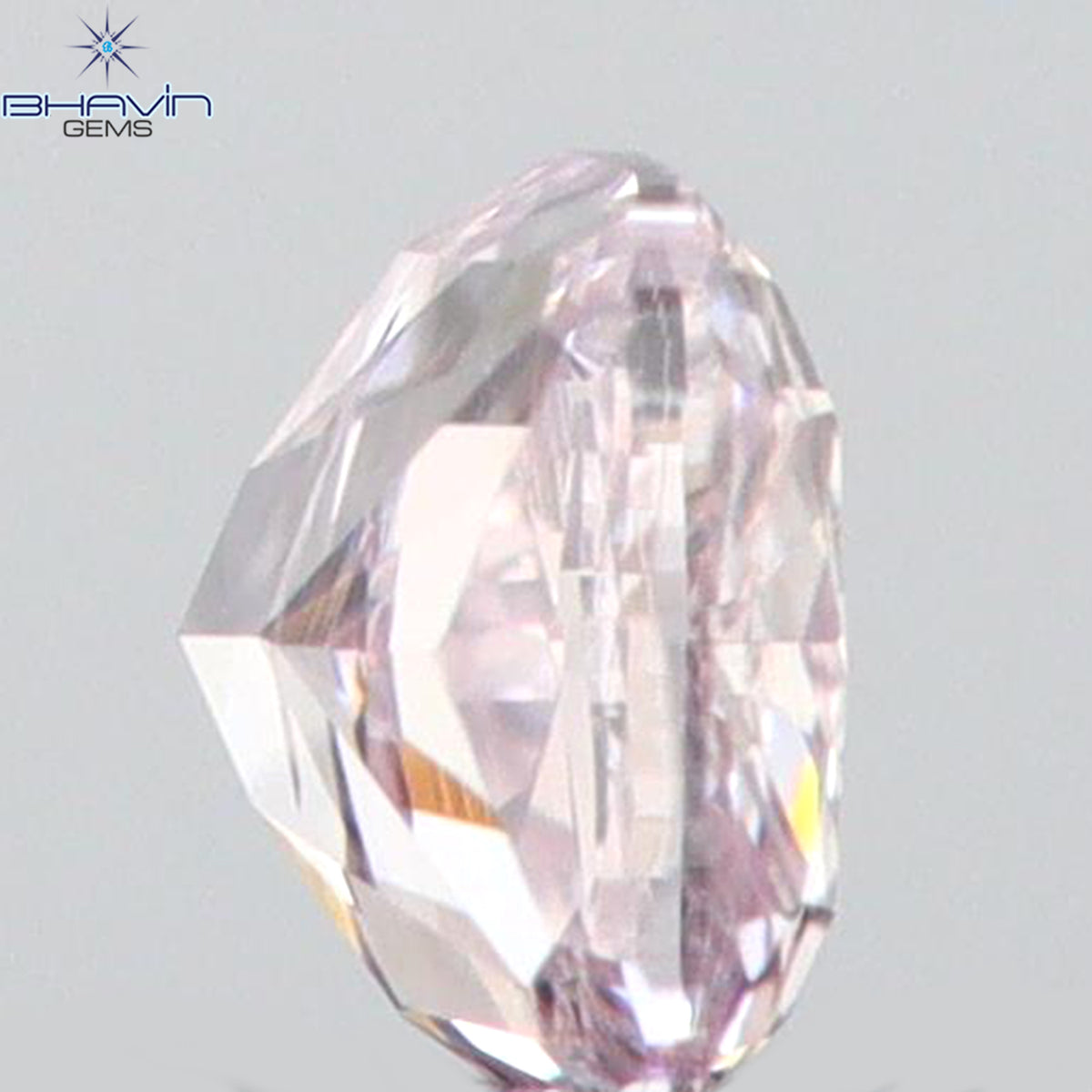 0.05 CT クッションシェイプ 天然ダイヤモンド ピンク色 I1 クラリティ (2.11 MM)