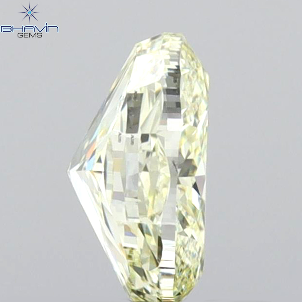 GIA Certified 1.01 CT Oval Diamond Natural Yellow Color SI1 Clarity (6.99 MM)