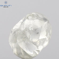 2.28 CT Rough Shape Natural Loose Diamond White (M) Color SI1 Clarity (6.92 MM)