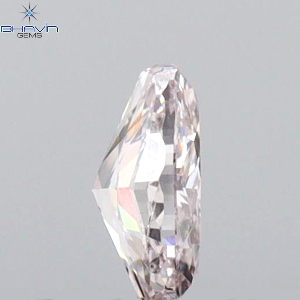 0.26 CT Oval Shape Natural Diamond Pink Color VS2 Clarity (4.71 MM)