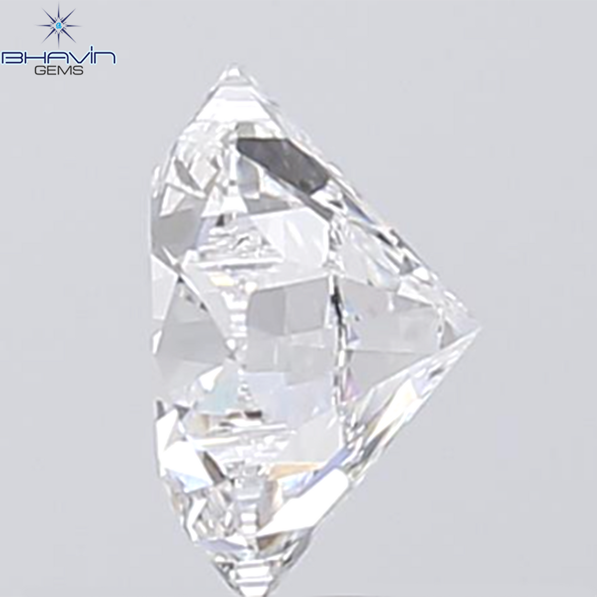 0.18 CT ラウンド ローズ カット シェイプ 天然ダイヤモンド ピンク色 I2 クラリティ (3.86 MM)