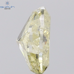 1.77 CT Oval Diamond Natural Yellow Color I1 Clarity (8.48 MM)