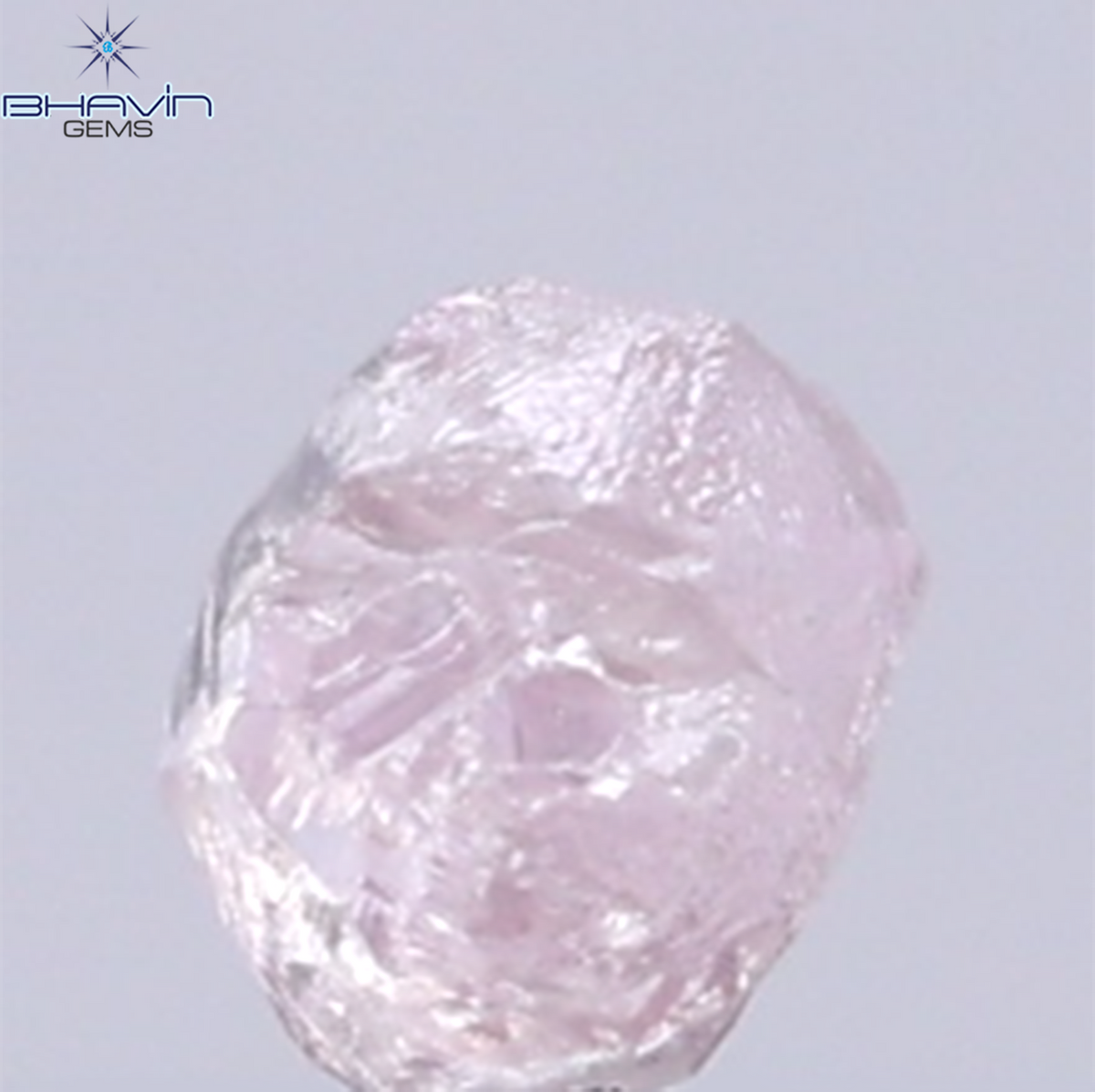 0.29 CT Natural Rough Diamond Pink Color Clarity SI (3.77 MM)