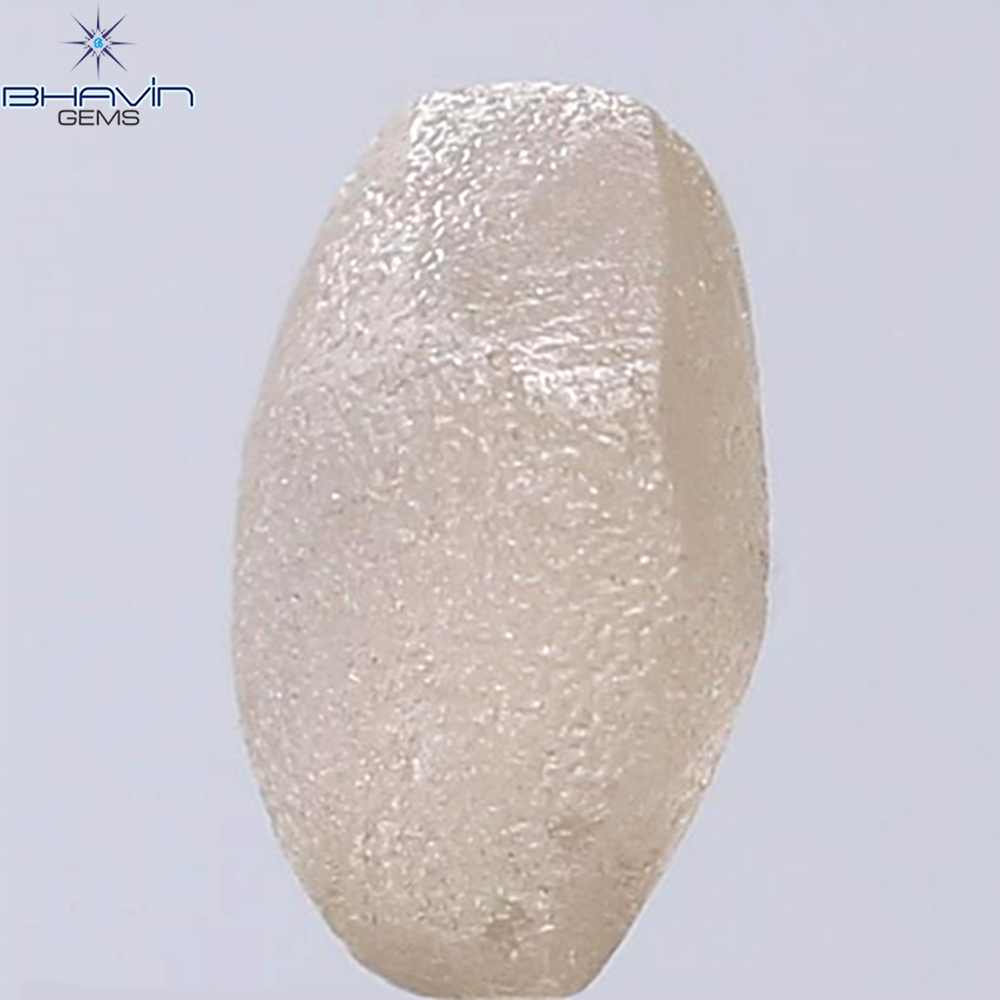 2.53 CT Rough Shape Natural Diamond Brown Color VS2 Clarity (8.95 MM)