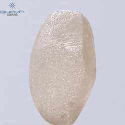 2.53 CT Rough Shape Natural Diamond Brown Color VS2 Clarity (8.95 MM)