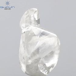 2.62 CT Rough Shape Natural Diamond White Color VS2 Clarity (9.56 MM)