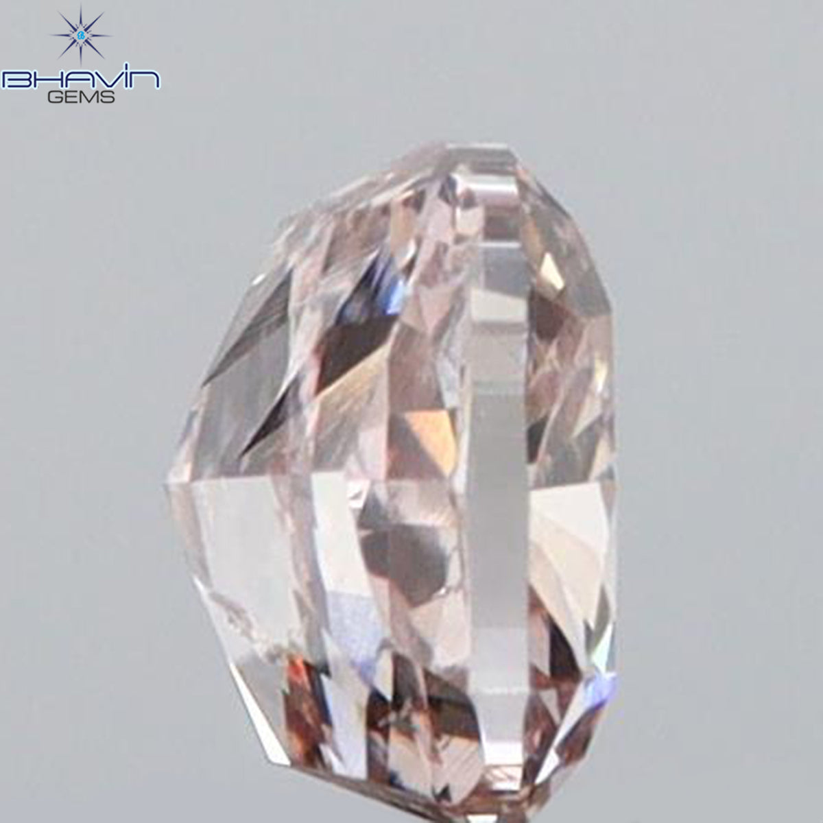 0.05 CT クッションシェイプ 天然ダイヤモンド ピンクカラー VS2 クラリティ (2.28 MM)