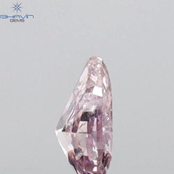 0.12 CT Pear Shape Natural Diamond Pink Color SI2 Clarity (3.83 MM)