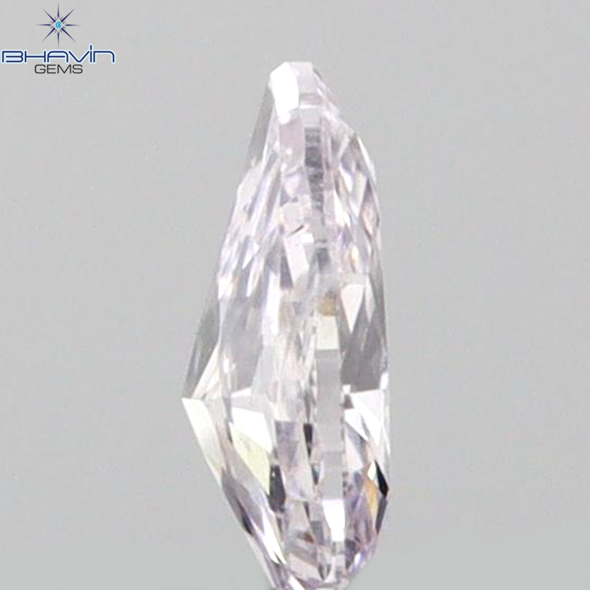 0.04 CT Pear Shape Natural Diamond Pink Color VS2 Clarity (2.84 MM)