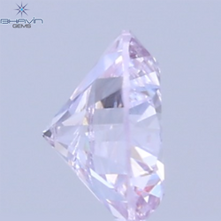 0.07 CT Natural Round Diamond Pink Color Clarity SI2 (2.6 MM)