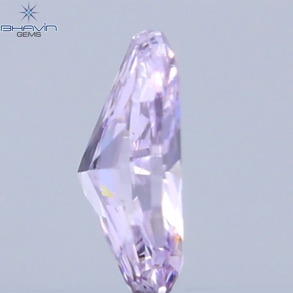 0.08 CT Oval Diamond Natural Pink Color VS1 Clarity (3.50 MM)