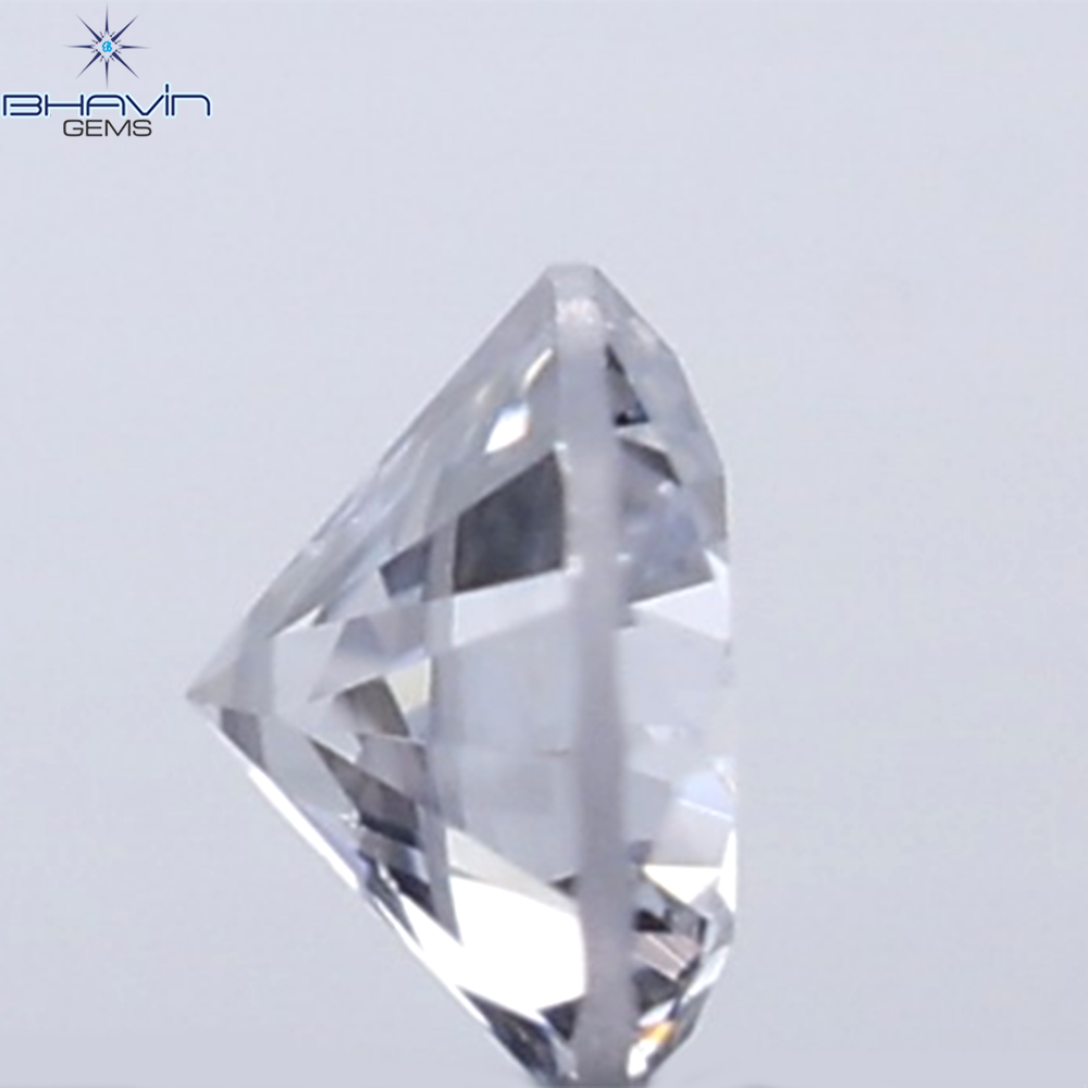 0.05 CT Round Cut Natural Diamond Grey Blue Color VS2 Clarity