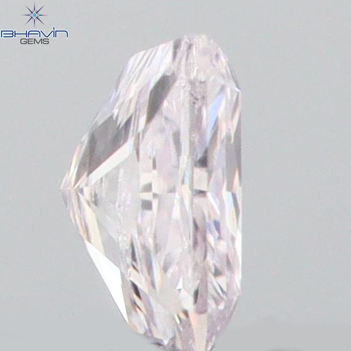 0.07 CT Natural Radiant Diamond Pink Color Clarity SI1 (2.61 MM)