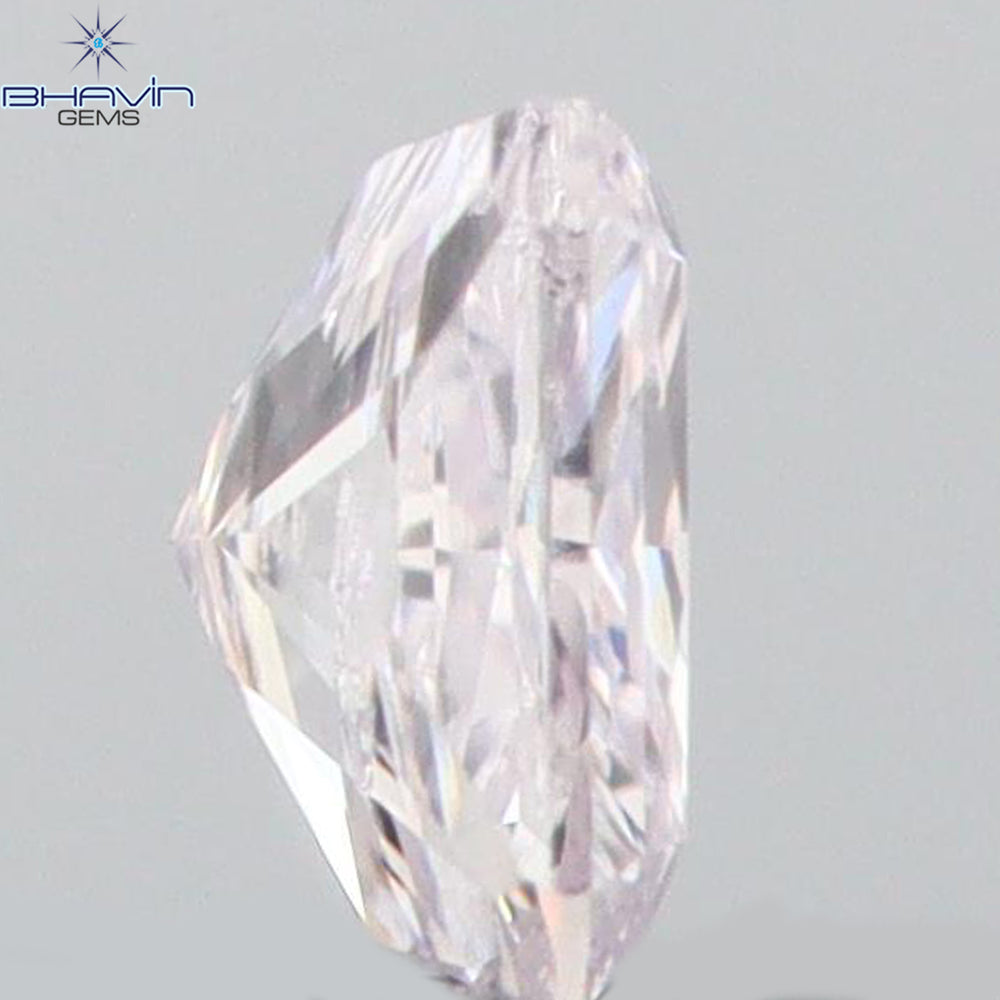 0.07 CT Radiant Shape Natural Diamond Pink Color SI1 Clarity (2.88 MM)