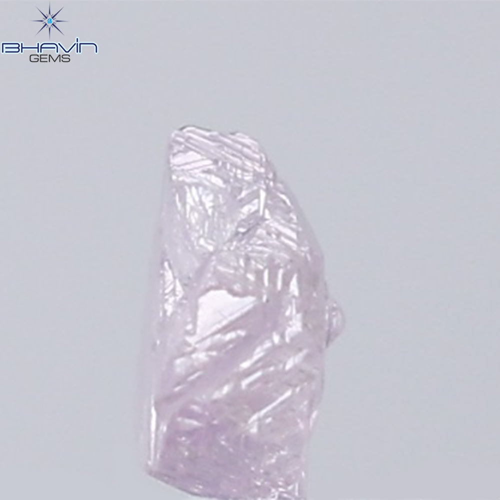 0.52 CT Rough Shape Natural Diamond Pink Color (5.12 MM)