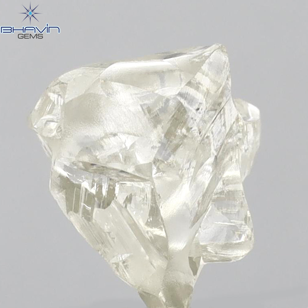 3.70 CT Rough Shape Natural Diamond White Color VS2 Clarity (11.05 MM)