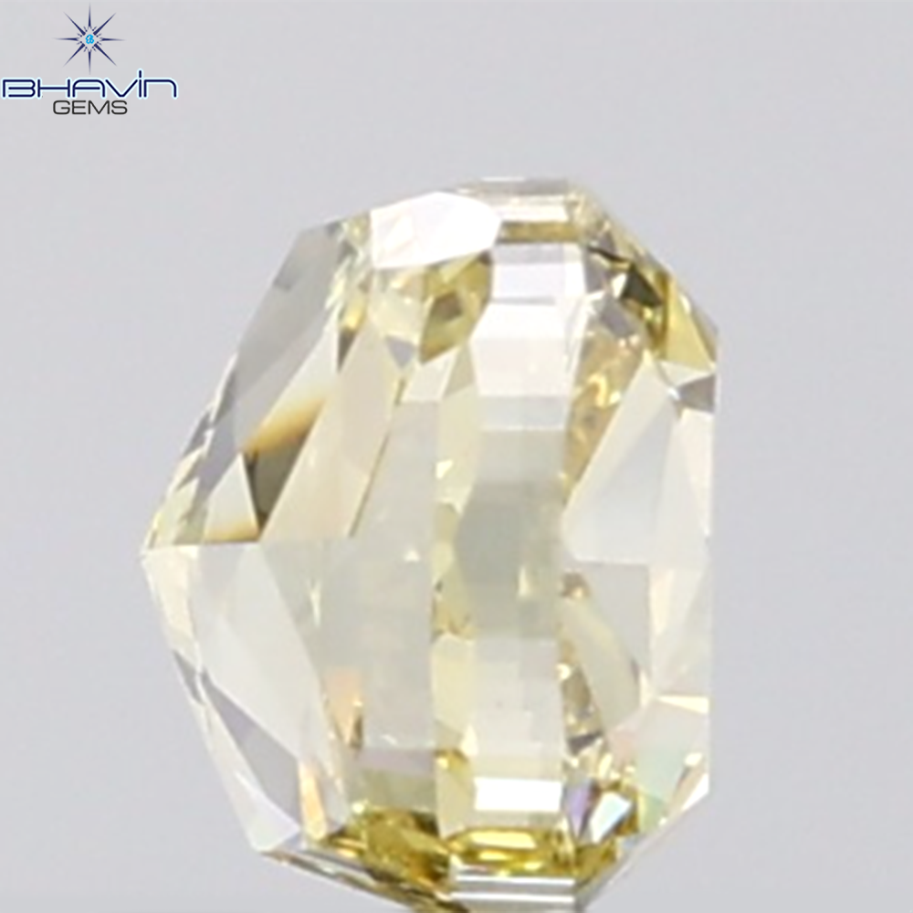 GIA認定 1.27 CT クッションダイヤモンド イエローカラー 天然ダイヤモンド VS1 クラリティ (5.97 MM)