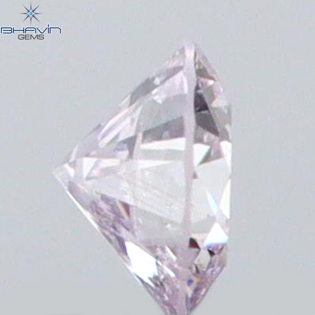0.02 CT ラウンドシェイプ 天然ダイヤモンド ピンク（アーガイル）カラー SI2 クラリティ（1.57 MM）