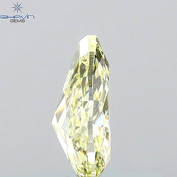 GIA Certified 0.71 CT Pear Diamond Yellow Color Natural Loose Diamond (7.35 MM)