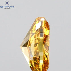 0.26 CT Oval Shape Natural Diamond Orange Color VS1 Clarity (4.52 MM)