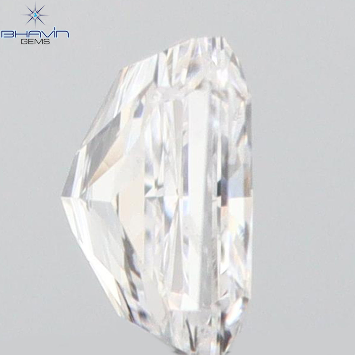 0.08 CT ラディアント シェイプ ナチュラル ダイヤモンド ピンク色 SI2 クラリティ (2.38 MM)