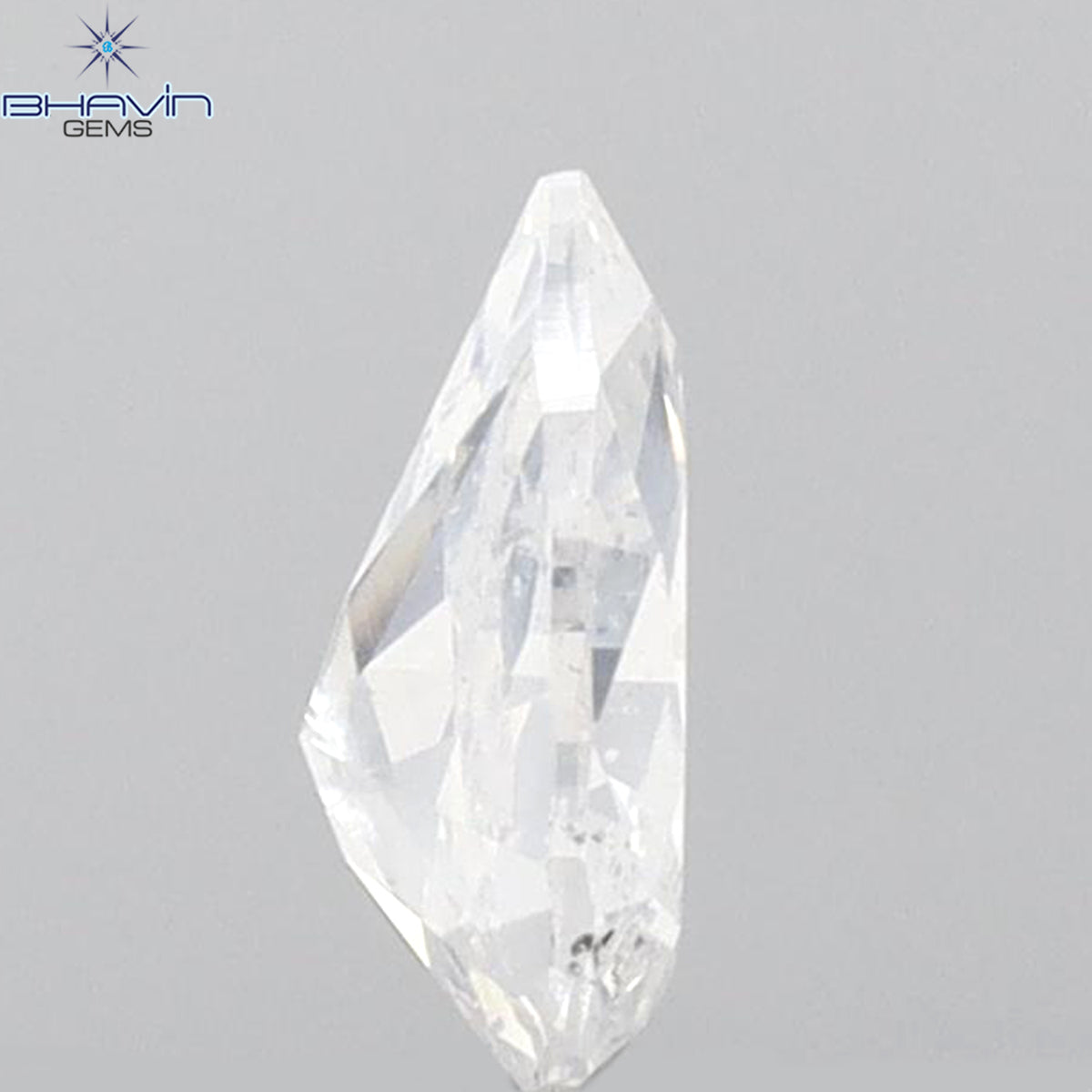 0.31 CT ペアシェイプ 天然ダイヤモンド ホワイトカラー I1 クラリティ (5.60 MM)