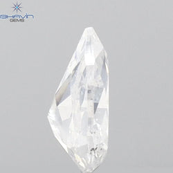 0.31 CT Pear Shape Natural Diamond White Color I1 Clarity (5.60 MM)