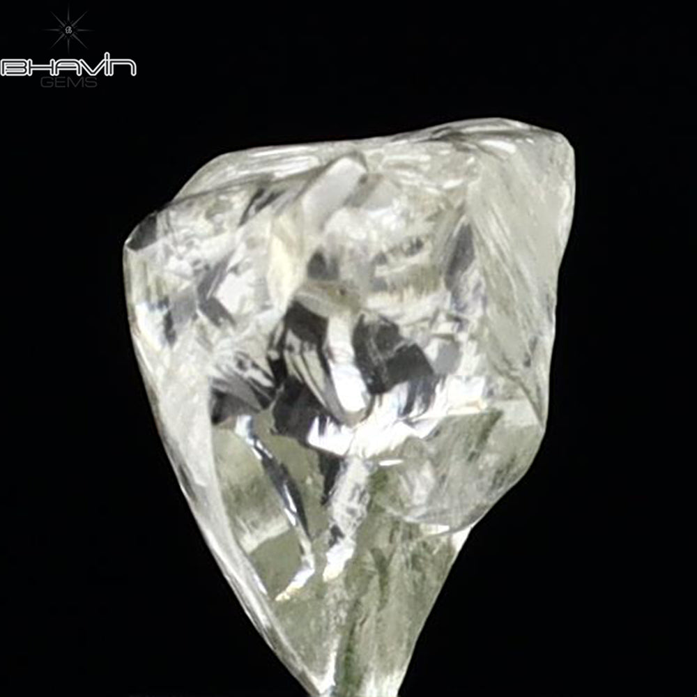 1.04 CT Rough Shape Natural Diamond White Color VS2 Clarity (7.09 MM)