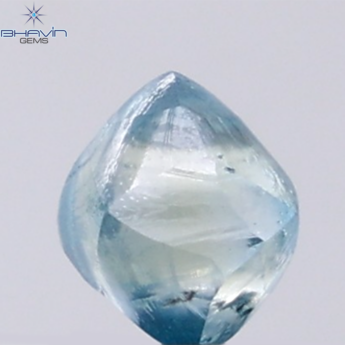 0.49 CT ラフシェイプ ナチュラル ダイヤモンド ピンク色 I3 クラリティ (4.90 MM)
