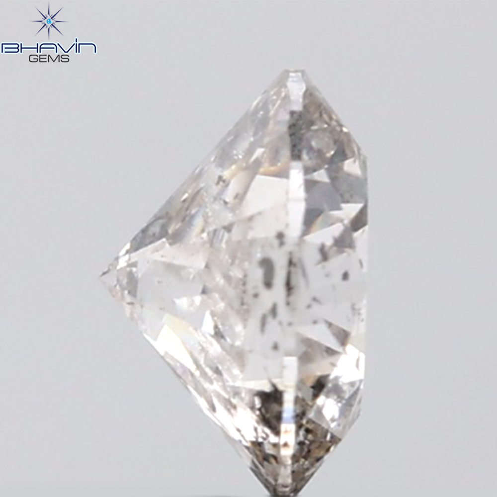 1.02 CT Round Shape Natural Diamond White Color I2 Clarity (6.30 MM)