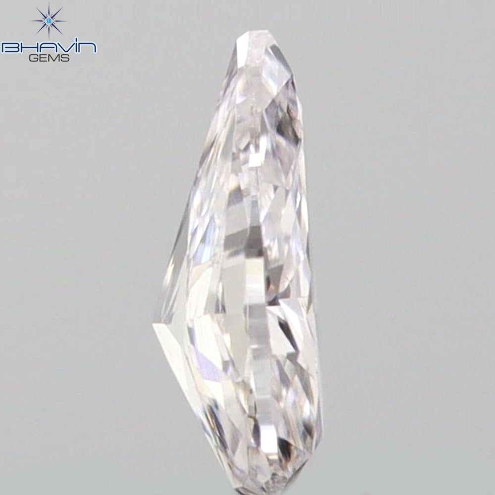 0.09 CT Pear Shape Natural Diamond Pink Color VS2 Clarity (3.88 MM)