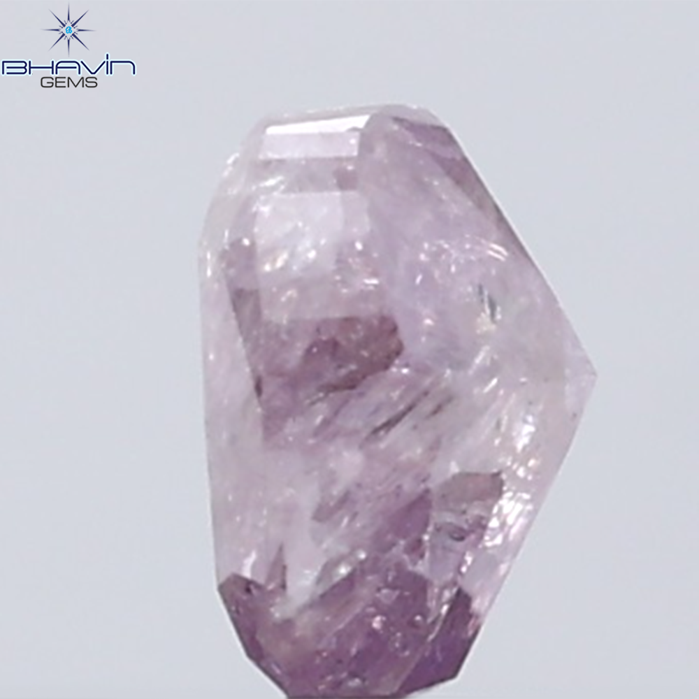 0.25 CT Cushion Diamond Natural Pink Color I3 Clarity (4.14 MM)
