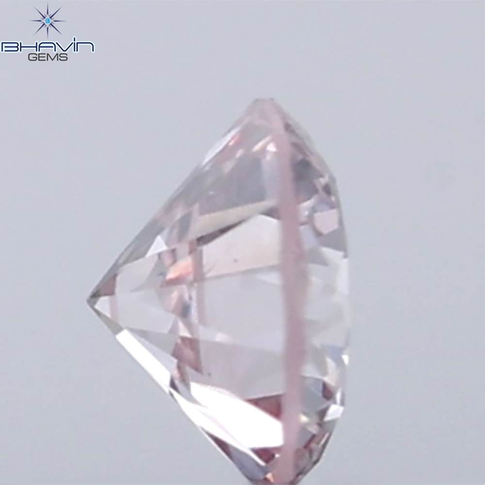 0.07 CT Round Natural Diamond Pink (Argyle) Color VS Clarity