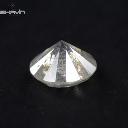 0.60 CT Round Shape Natural Loose Diamond White Color I3 Clarity (5.26 MM)