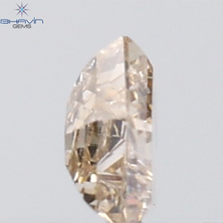 1.03 CT Half Moon Diamond Natural Brown Color I1 Clarity (9.32 MM)