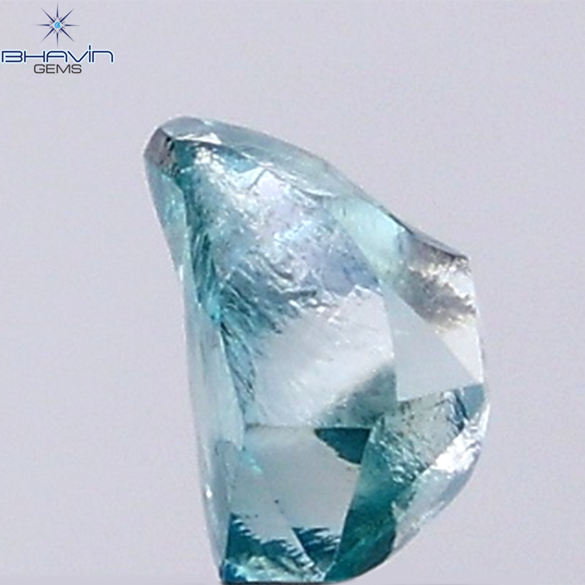 0.49 CT ラフシェイプ ナチュラル ダイヤモンド ピンク色 I3 クラリティ (4.90 MM)