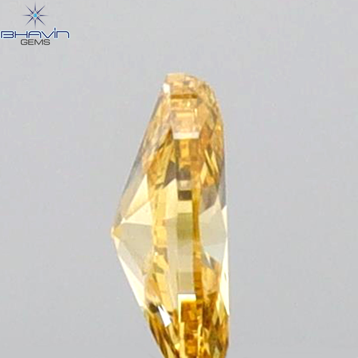 0.09 CT Marquise Shape Natural Loose Diamond Orange Color VS1 Clarity (4.07 MM)