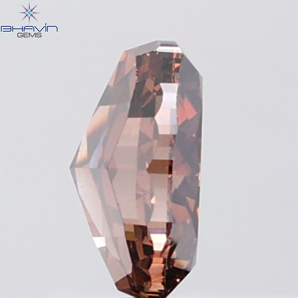 2.10 CT Oval Diamond Natural Orange Brown Color VS2 Clarity (8.79 MM)