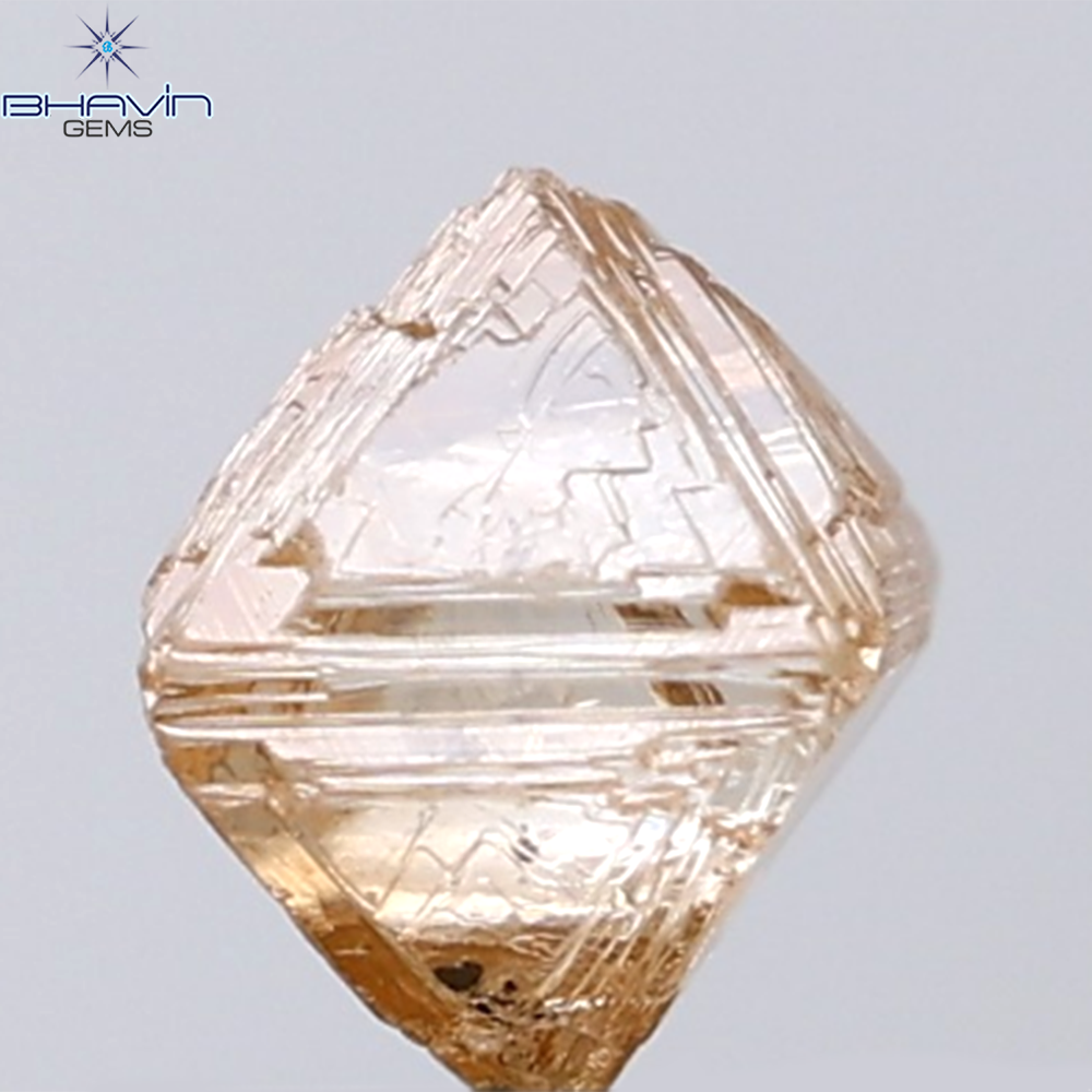 0.90 CT ラフ シェイプ ナチュラル ダイヤモンド ホワイト カラー VS1 クラリティ (5.95 MM)