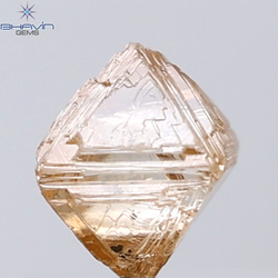 0.90 CT ラフ シェイプ ナチュラル ダイヤモンド ホワイト カラー VS1 クラリティ (5.95 MM)