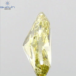 0.34 CT Oval Shape Natural Diamond Green (CHAMELEON) Color SI2 Clarity (5.36 MM)