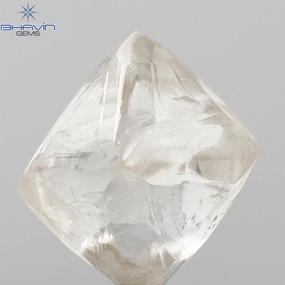 2.45 CT Rough Shape Natural Diamond White Color VS2 Clarity (6.68 MM)