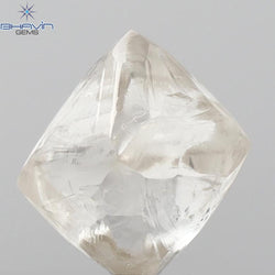 2.45 CT Rough Shape Natural Diamond White Color VS2 Clarity (6.68 MM)