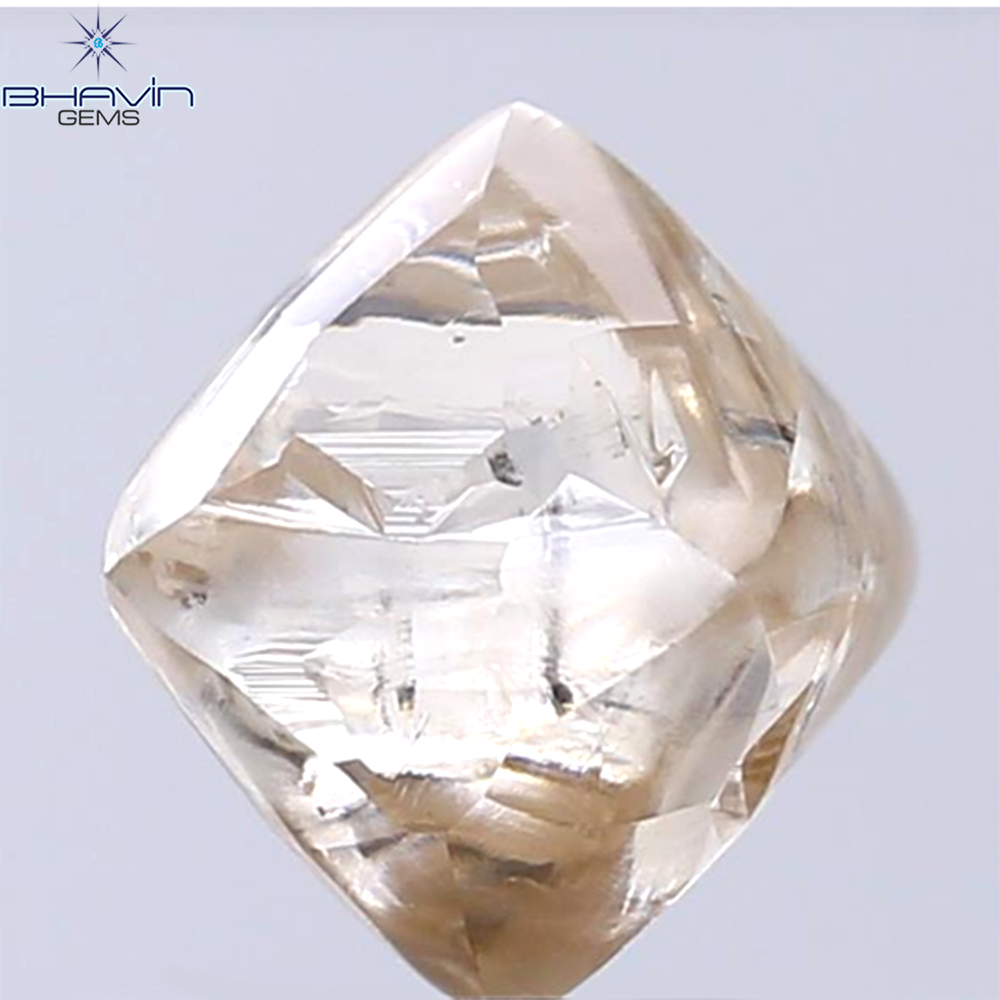 5.02 CT Rough Shape Natural Diamond Brown Color SI Clarity (8.78 MM)