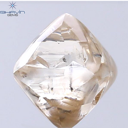 5.02 CT Rough Shape Natural Diamond Brown Color SI Clarity (8.78 MM)