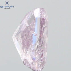 0.20 CT Radiant Shape Natural Diamond Pink Color I2 Clarity (3.76 MM)